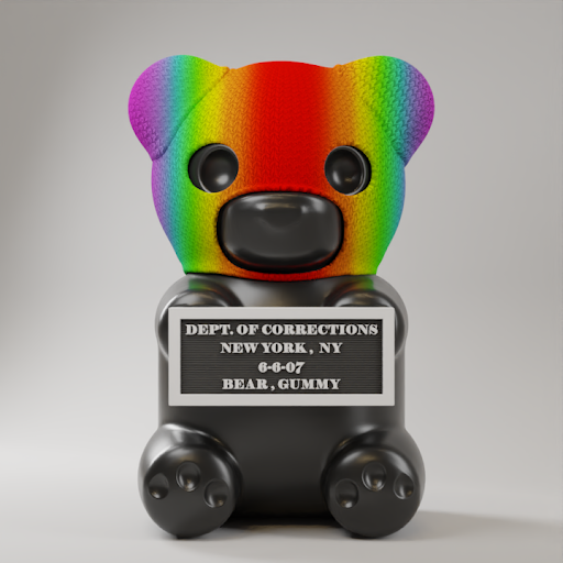 Rainbow Ski Mask Gummy